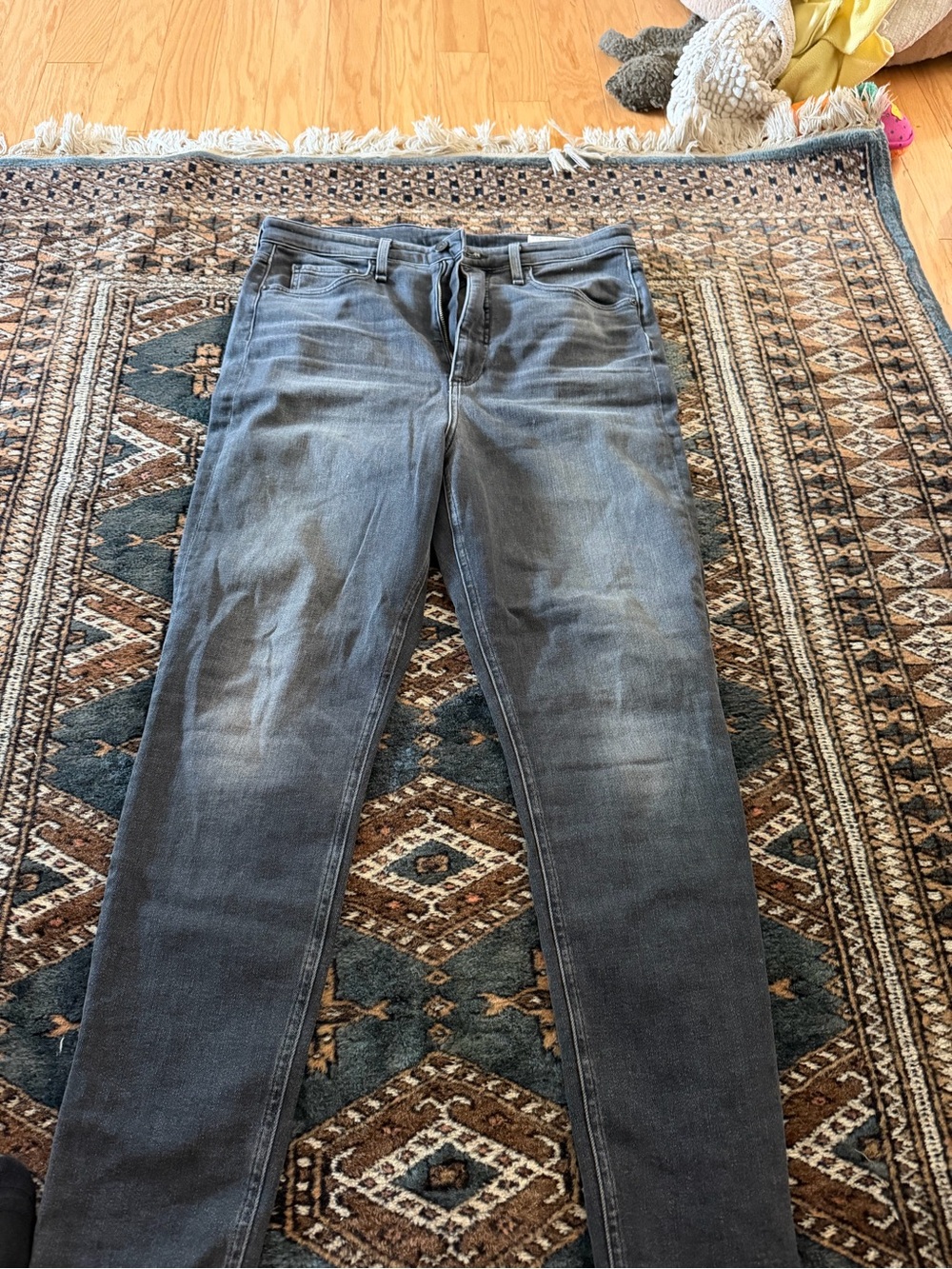 rag & bone Slim Straight Jeans in Washed Blue